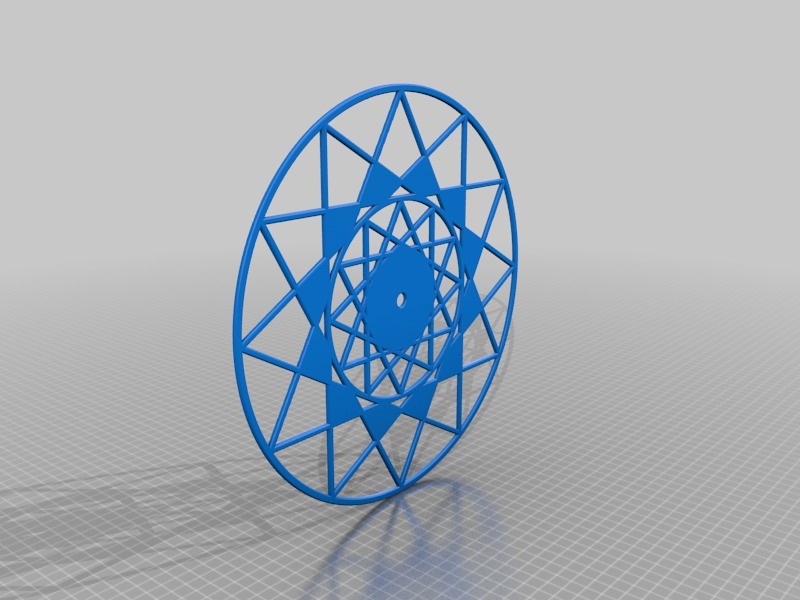 Miniatura 2 do modelo 3D Fancy Clock