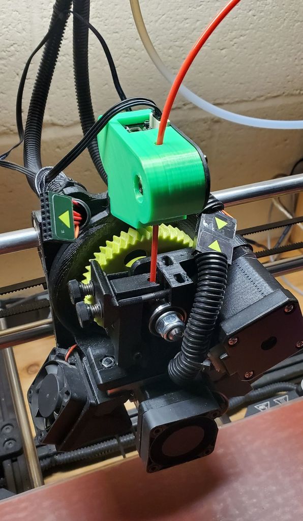 BigTreeTech Smart Filament Sensor Mount for Lulzbot Taz 6 by