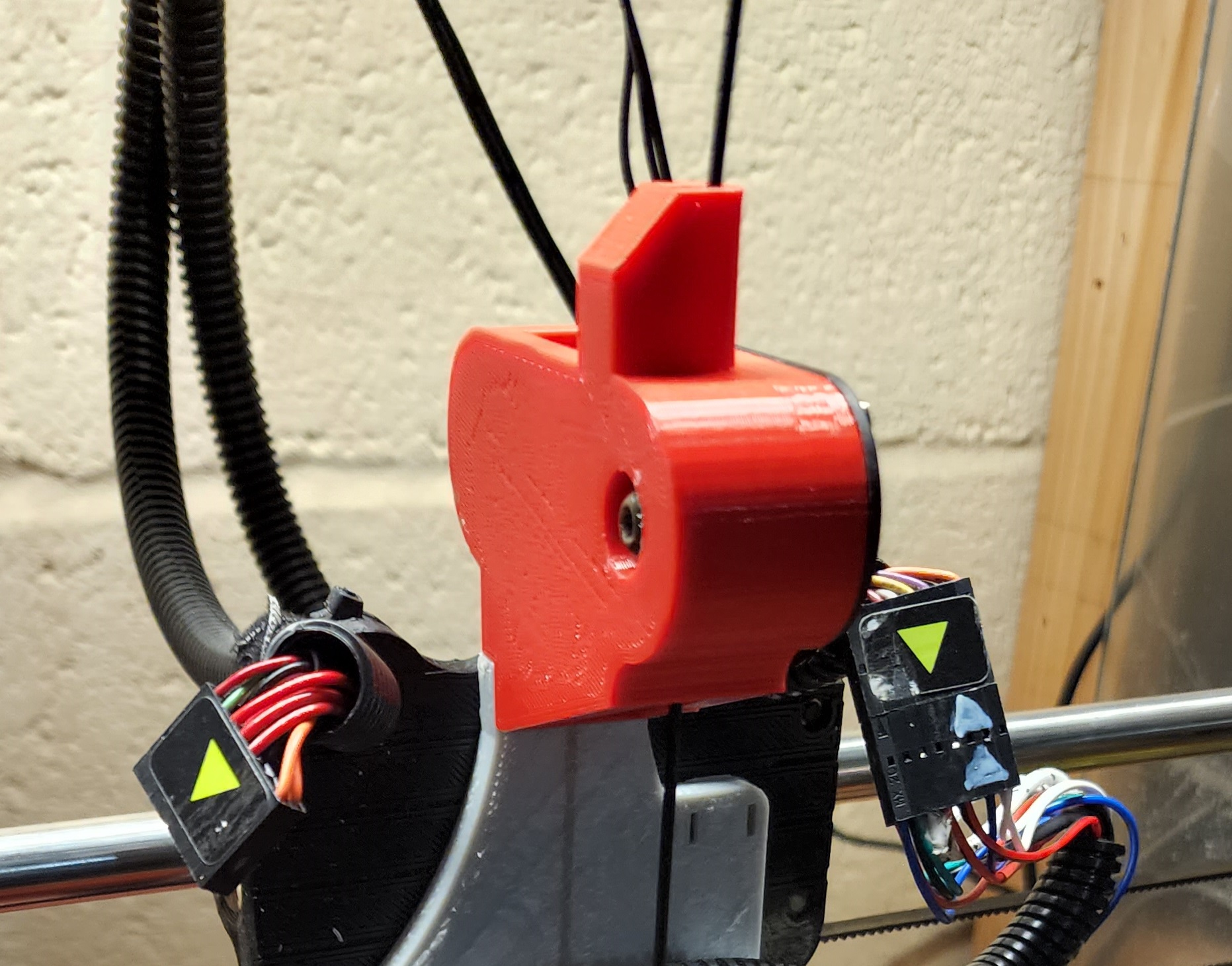 BigTreeTech Smart Filament Sensor Mount for Lulzbot Taz 6 by