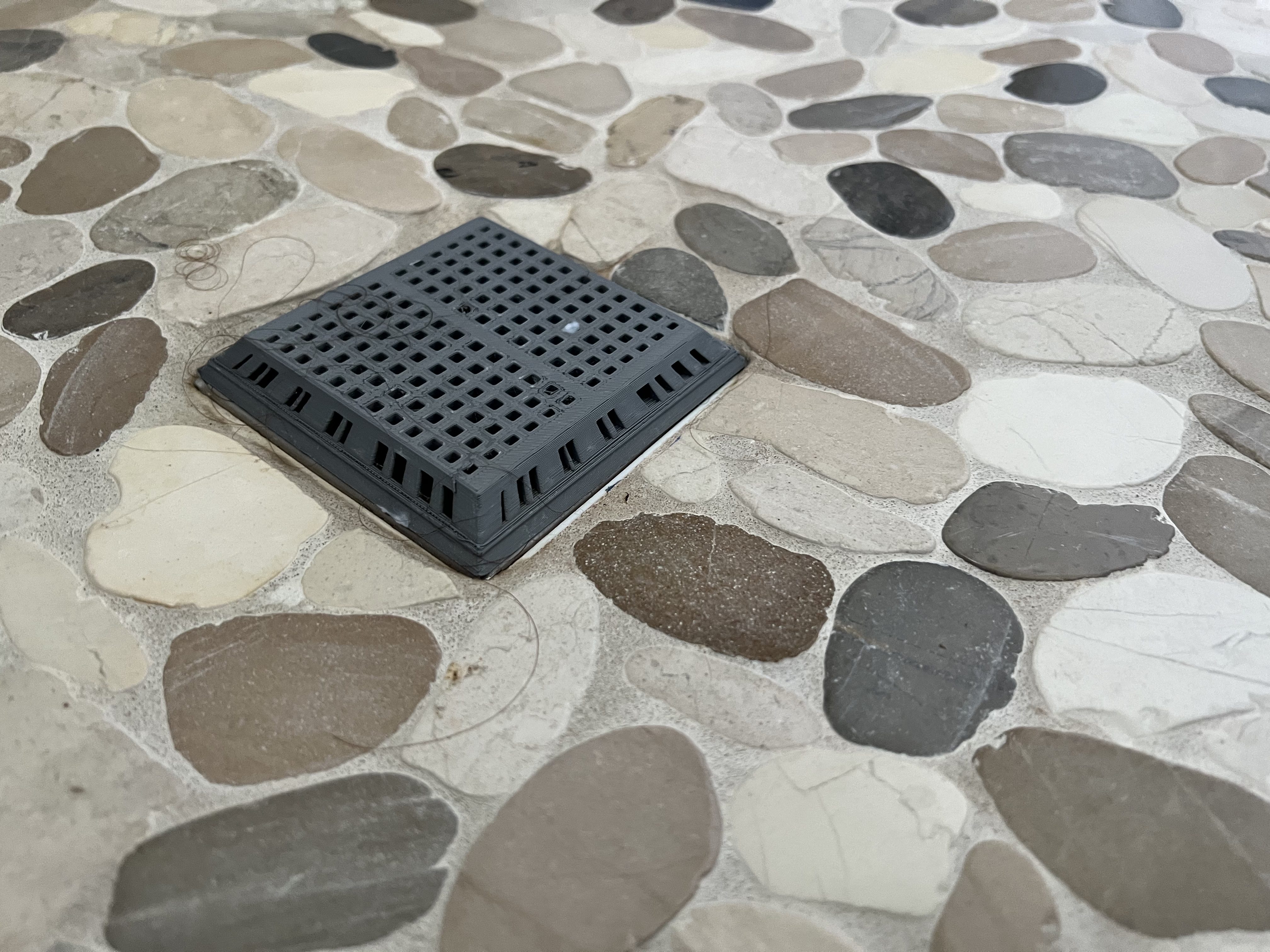 hair cover for square shower drain
