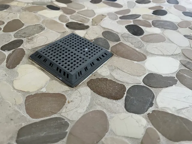 hair cover for square shower drain