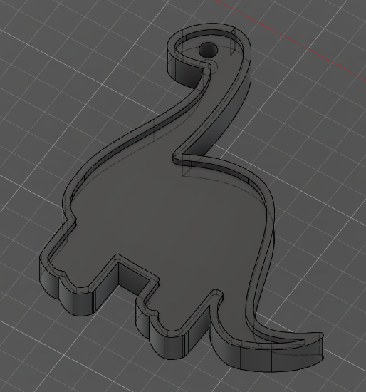 Dino Keychain