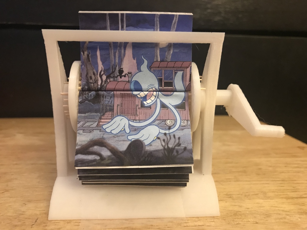 printed flip book