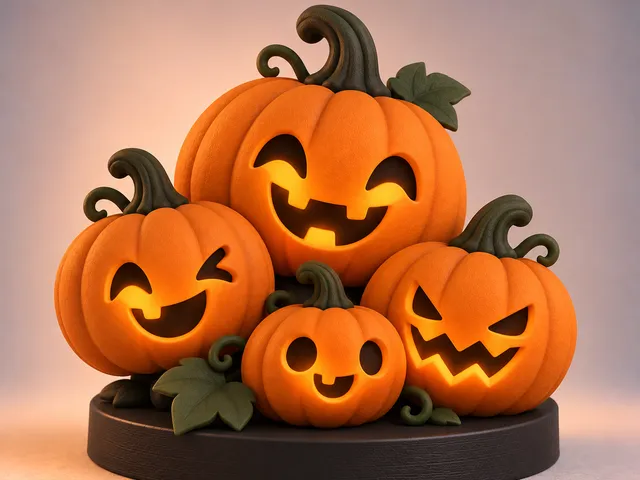 Halloween Chibi #8 – Little Pumpkins | No Supports!