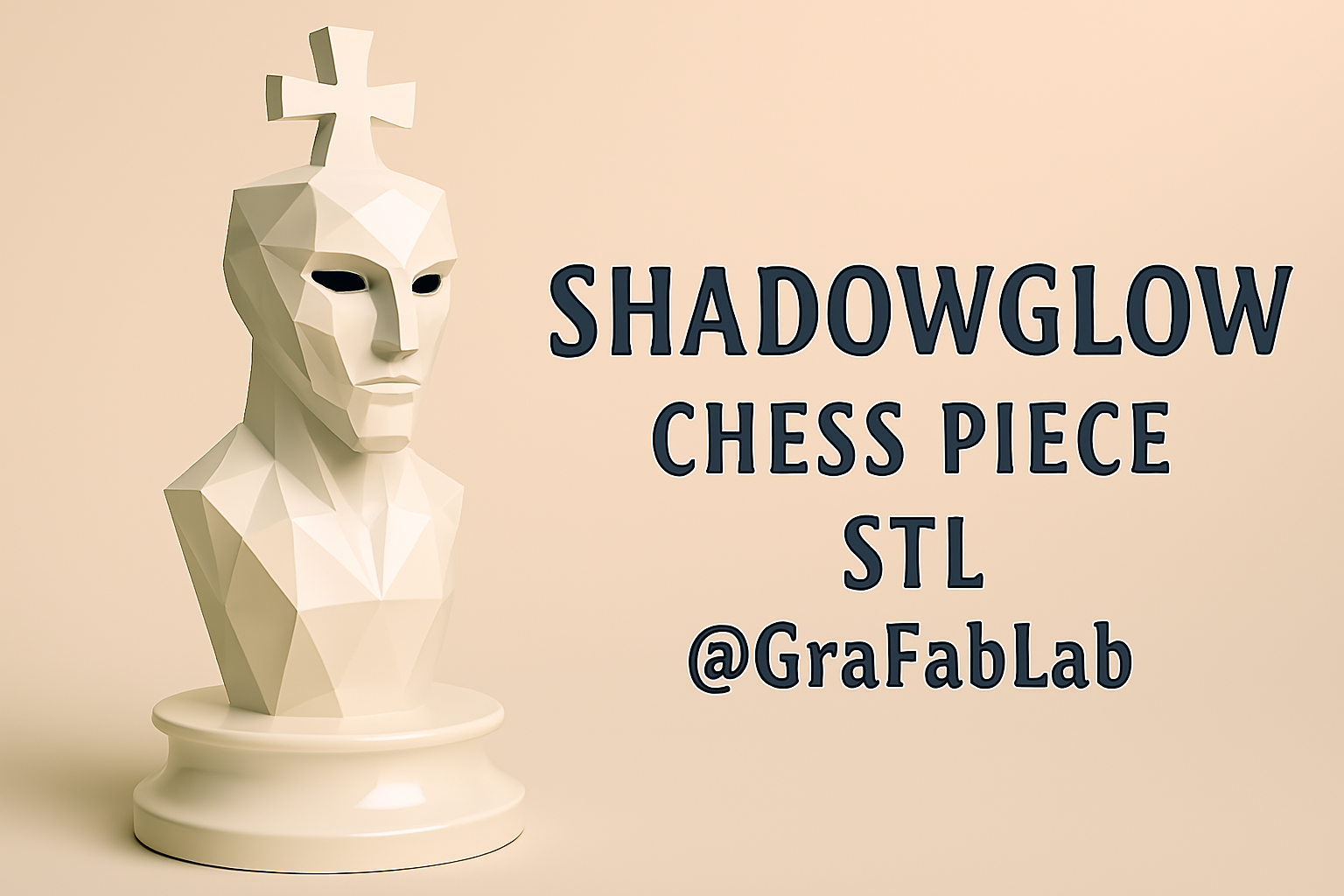 Shadowglow "King"  - chess piece