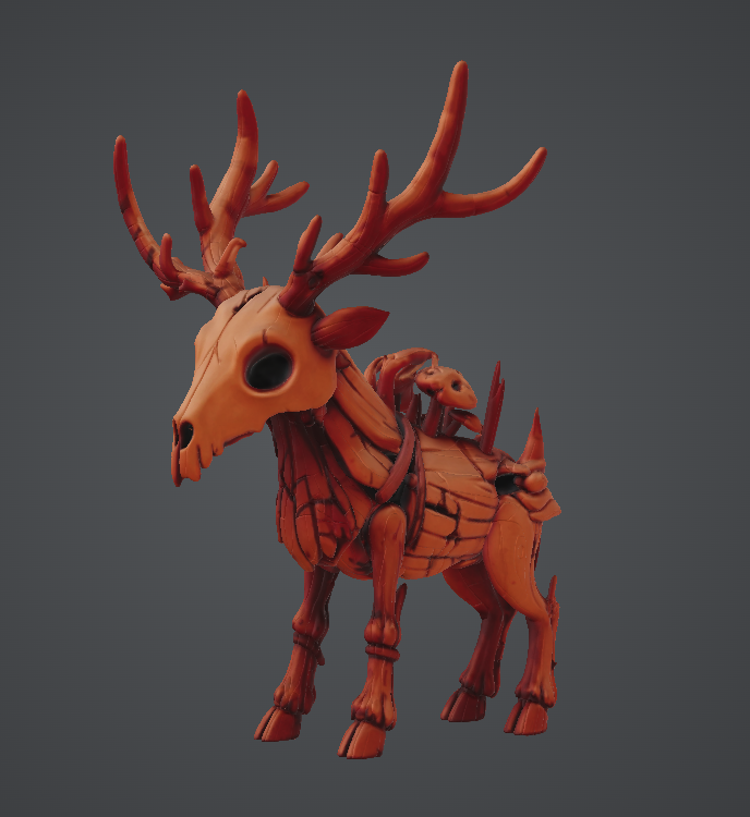 Wood deer
