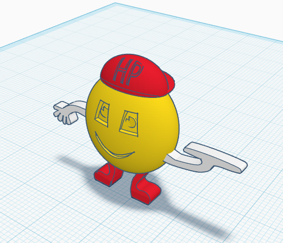 Happy's Pizza 2009 Mascot 3D Print