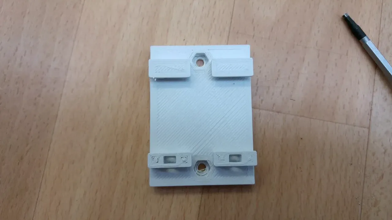 SSR DIN rail mount (SSR Hutprofilschienenadapter) by 2beers | Download ...