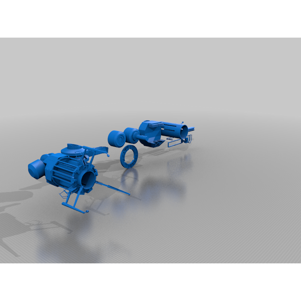 full scale 1:1 Gravity gun from half life 2 [3d printable]