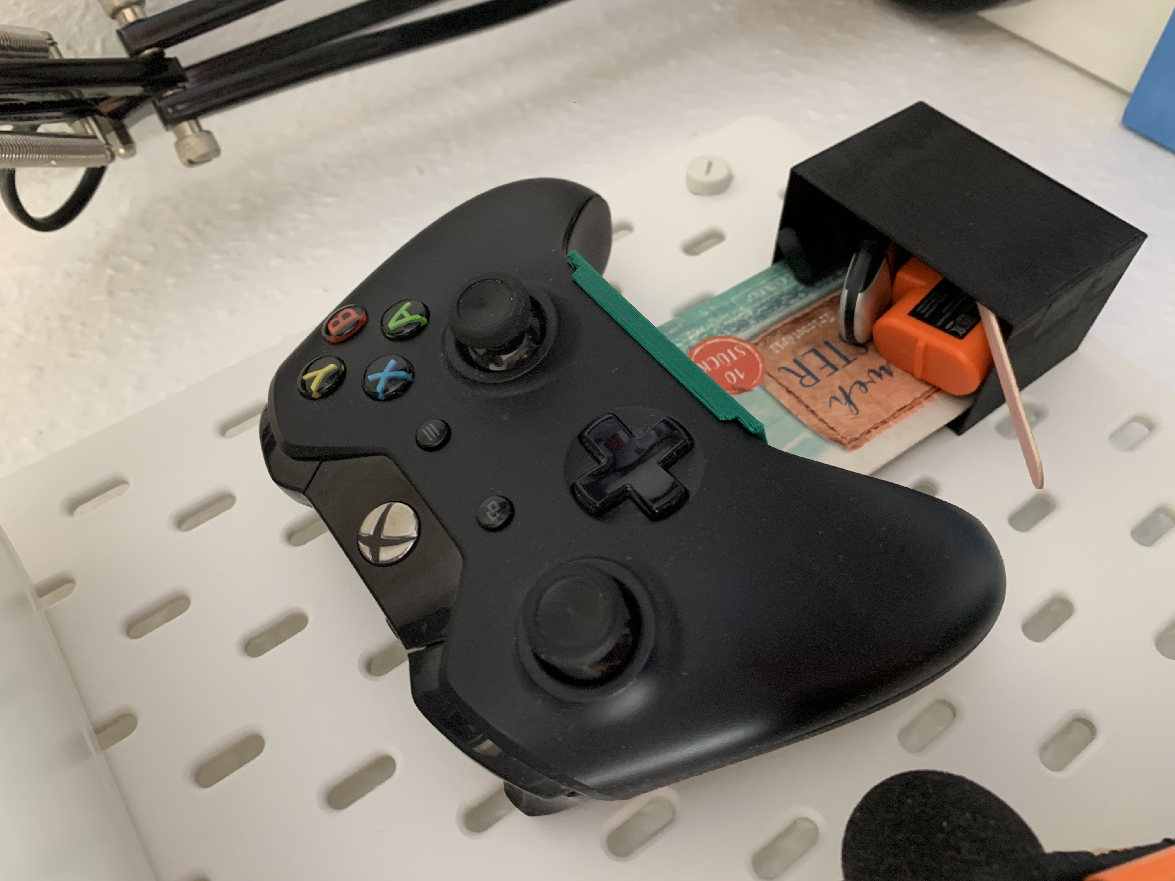 Ikea Skadis Xbox Controller attachment