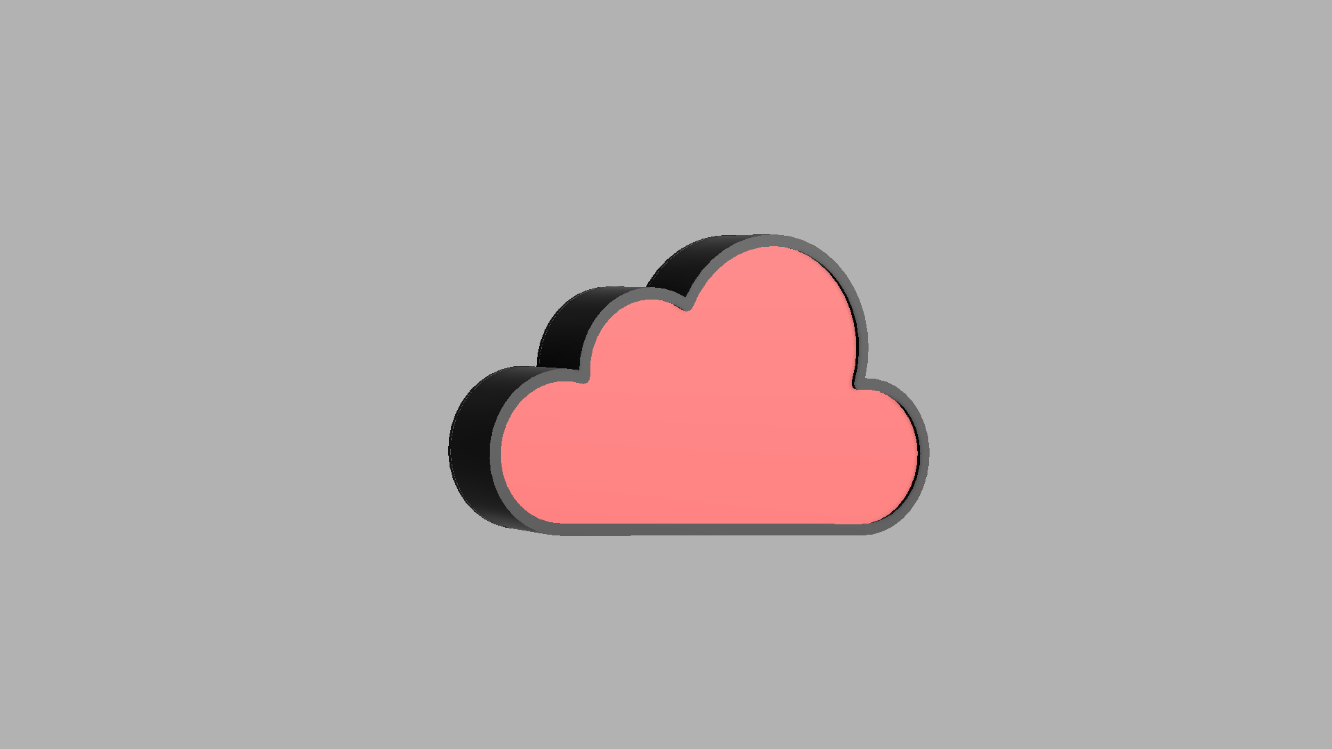 Miniatura 3 do modelo 3D WALL/DESK CLOUD LED BEDSIDE LAMP