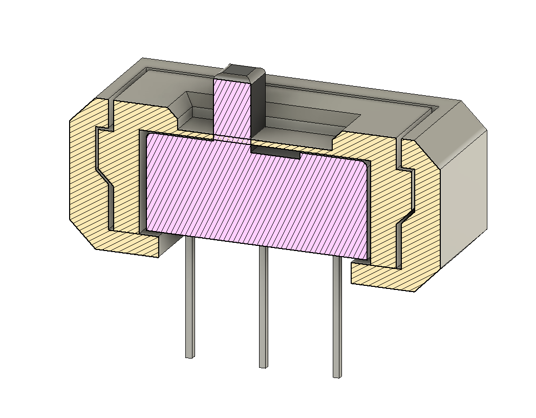 SPDT switch case SS12D00G3