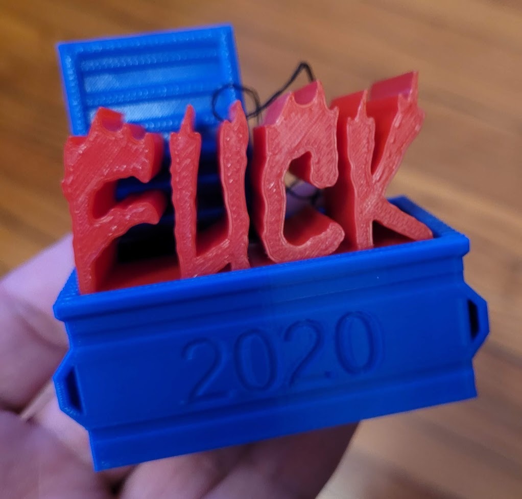 2020 Dumpster Fire Ornament