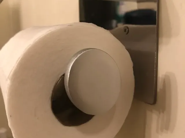 Toilet Paper Holder end cap (v2)
