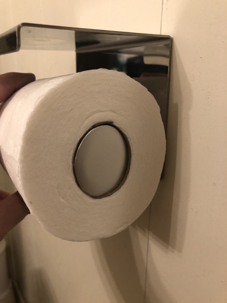 Toilet Paper Holder end cap (v2) by Nem Download free STL model