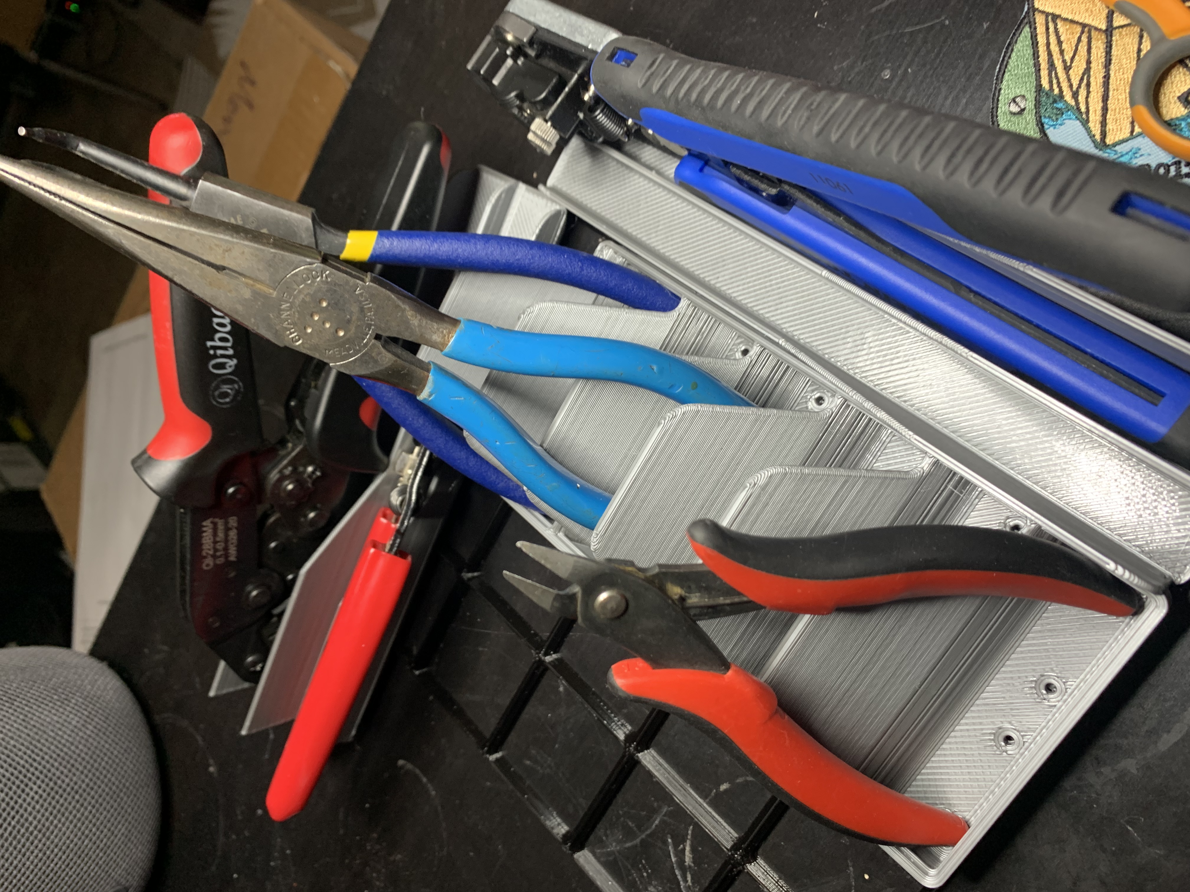 Gridfinity Nippers + Strippers + Pliers Racks