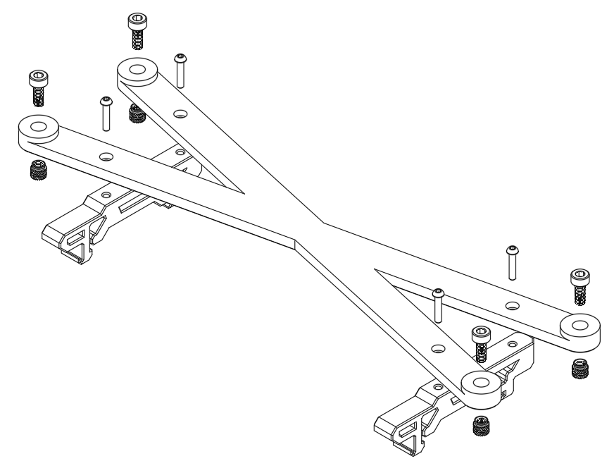 UHP-200 DIN Rail Bracket for Meanwell Power Supply