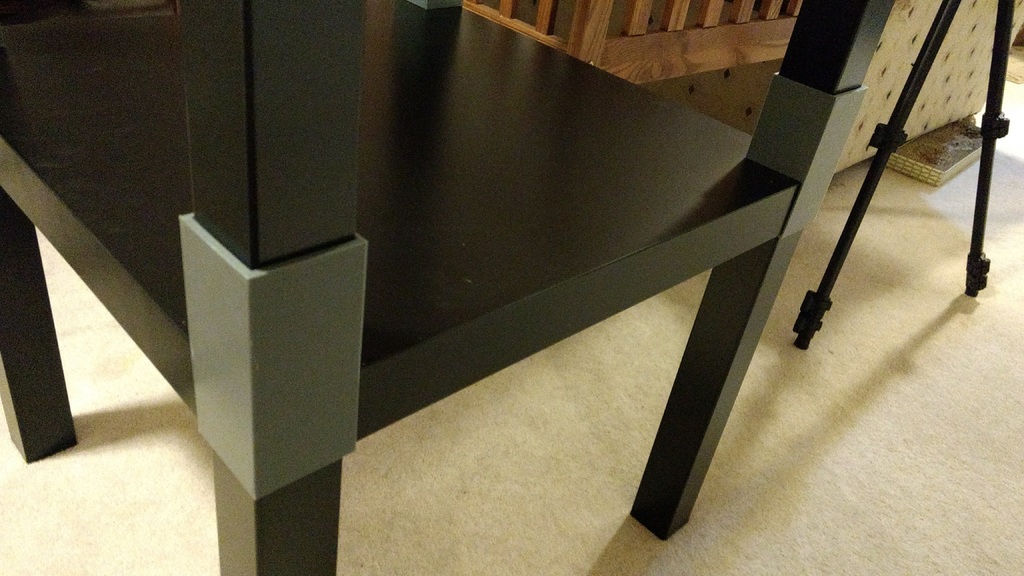 No-Hardware IKEA Lack Side Table Extender/Stacker