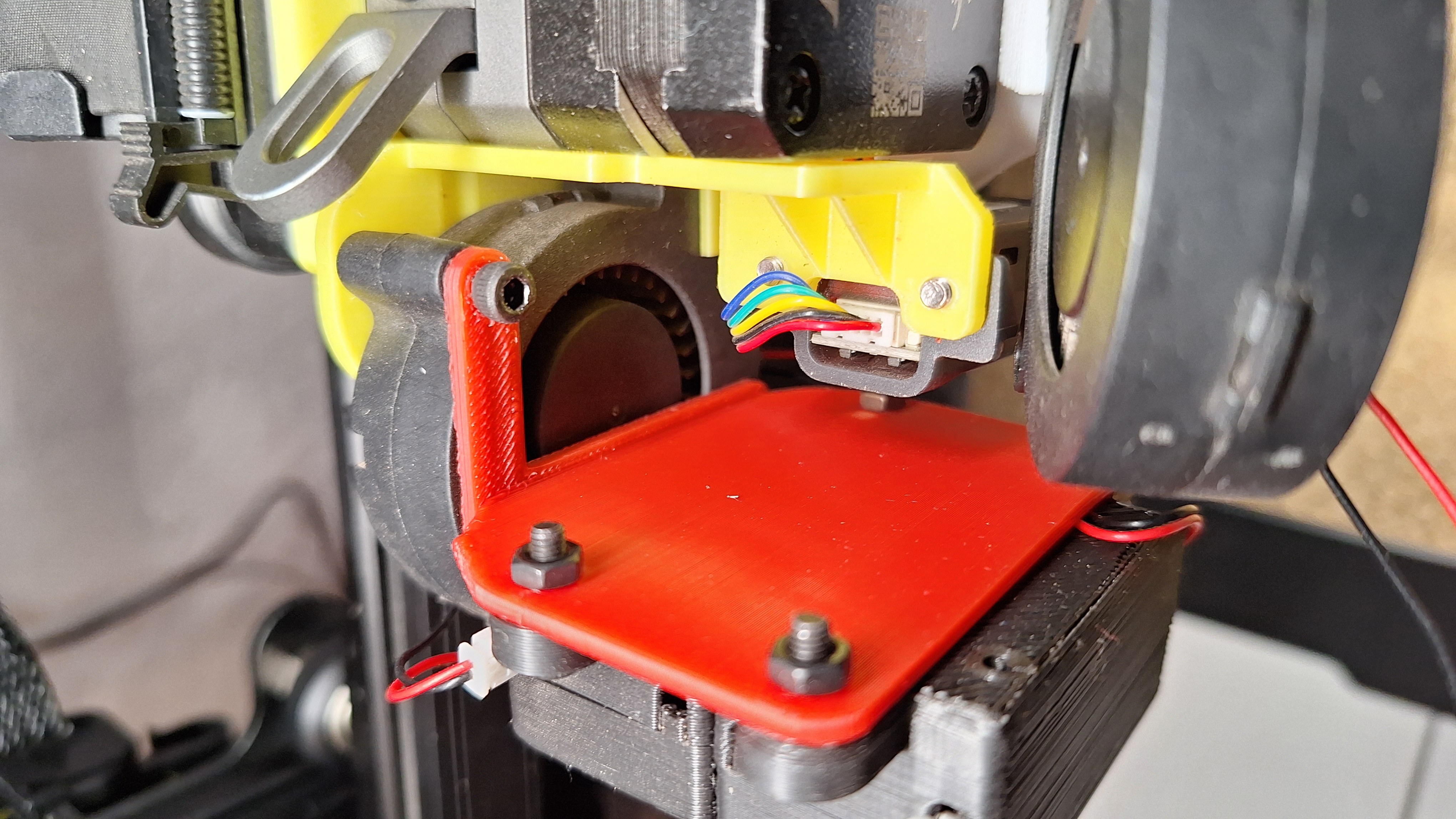 LM2596 case mount compatible with 5015 fan
