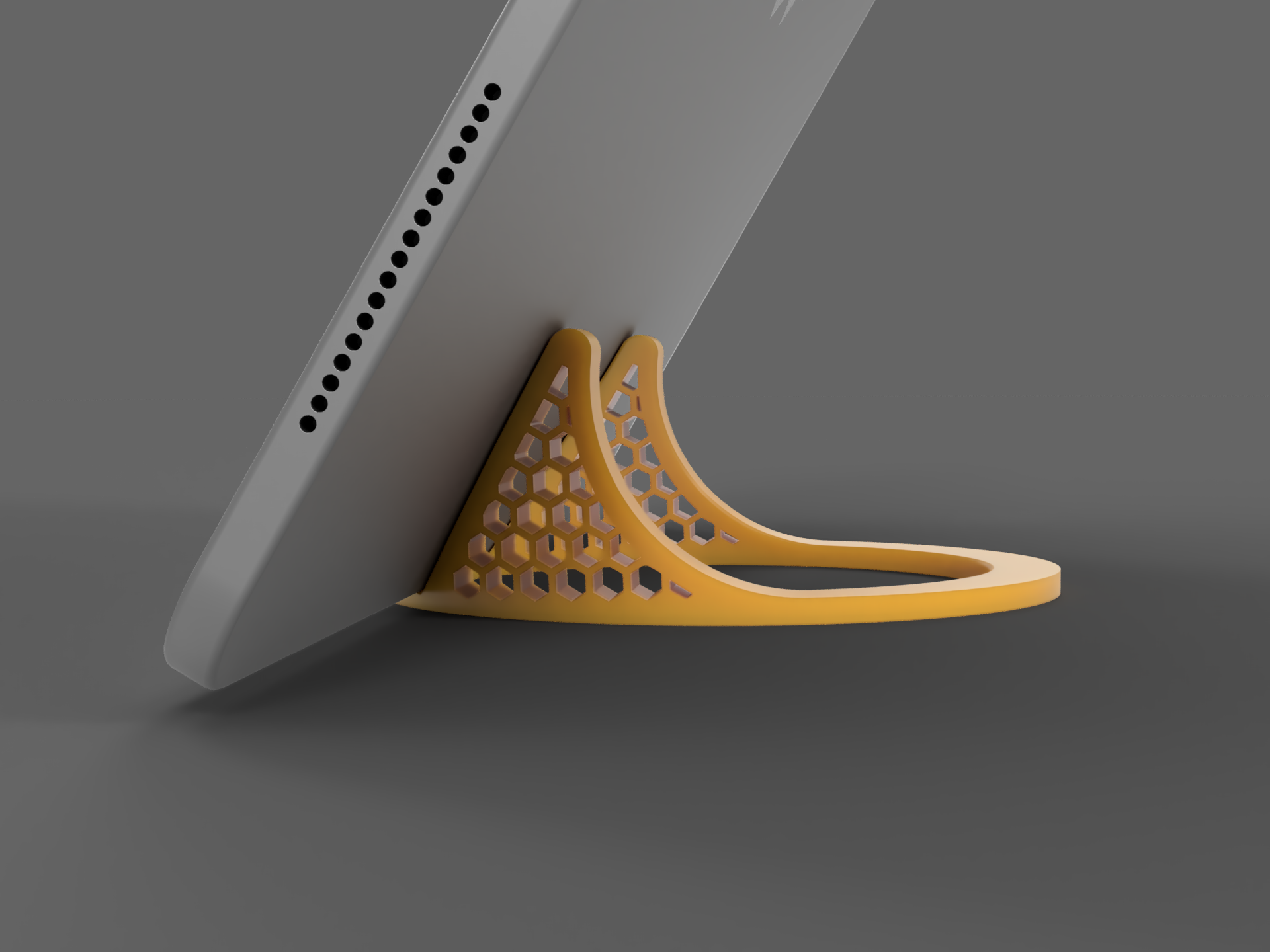 Miniatura 12 do modelo 3D IPad Stand (honeycomb version)