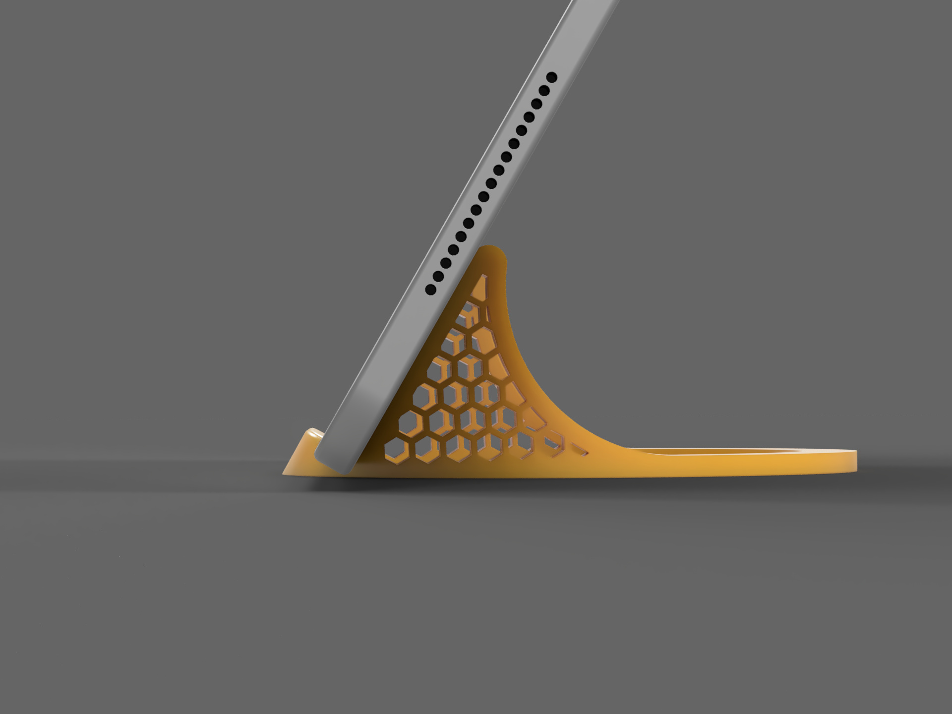 Miniatura 10 do modelo 3D IPad Stand (honeycomb version)