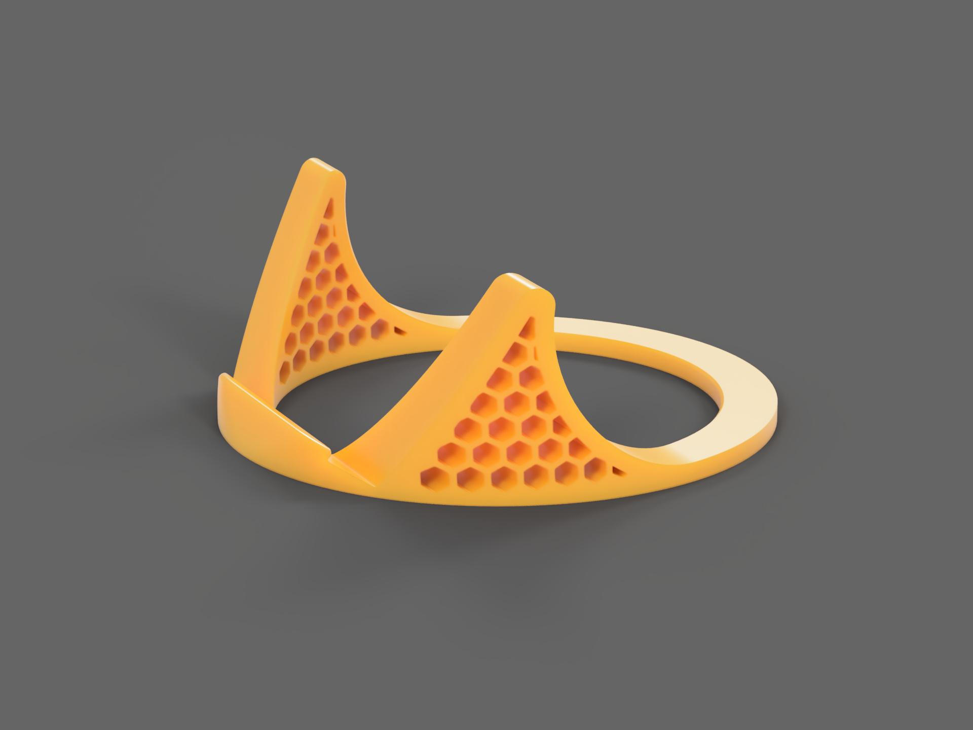 Miniatura 14 do modelo 3D IPad Stand (honeycomb version)