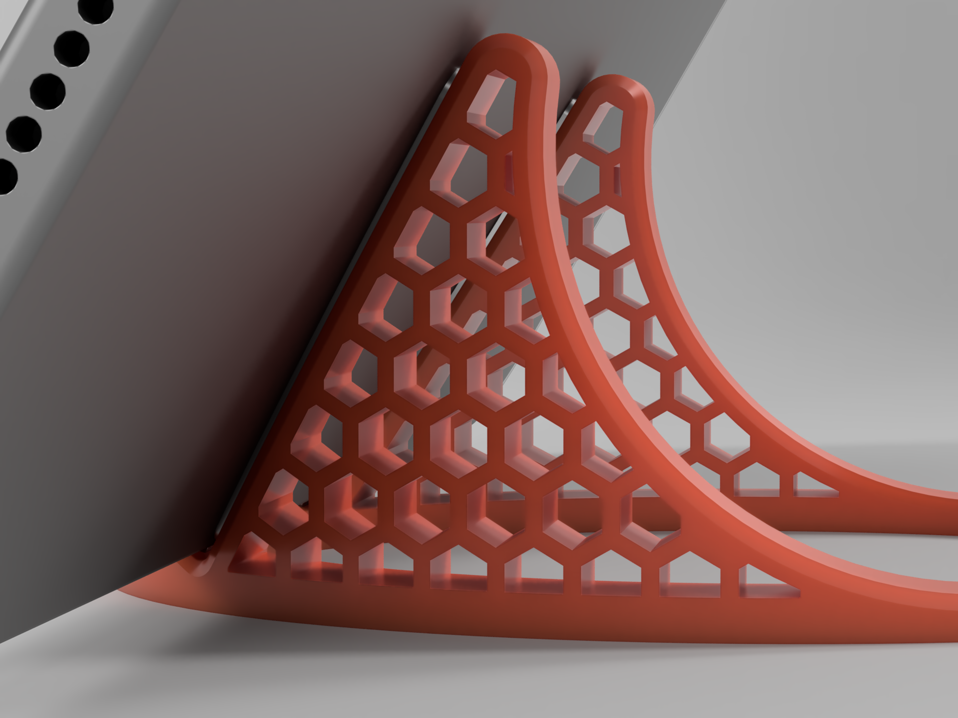 Miniatura 4 do modelo 3D IPad Stand (honeycomb version)