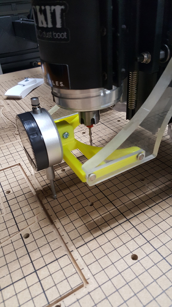 X-Carve Suckit Dust Shoe Dial Indicator Mount