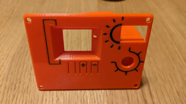 Right Side Temp Controlpanel for Prusa Printerbox - 2 color