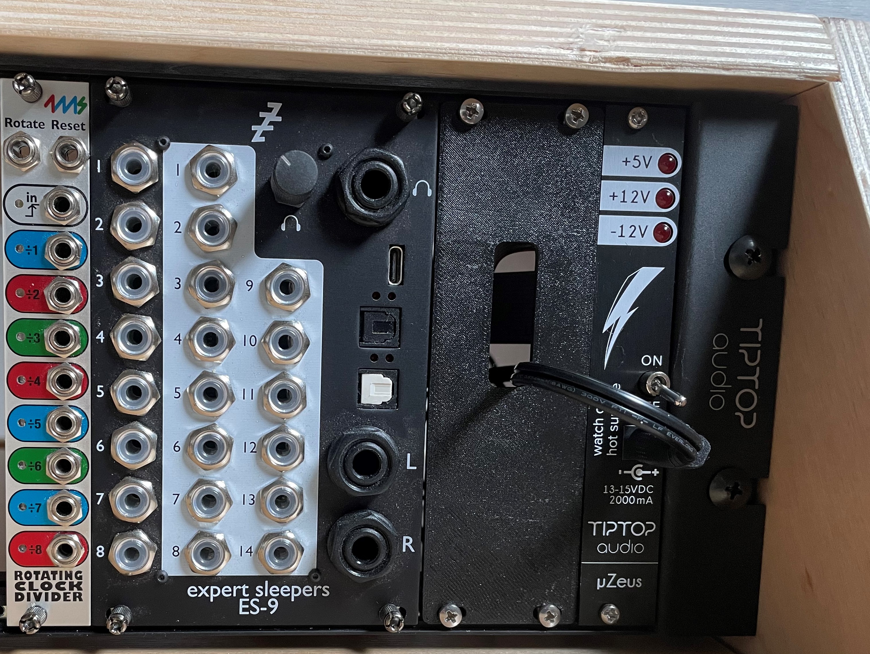 Eurorack Panel with Passthrough