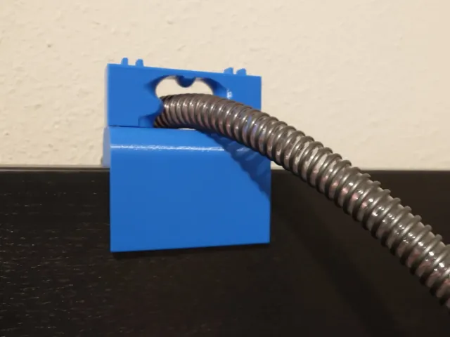CPAP holder for IKEA bed V2.