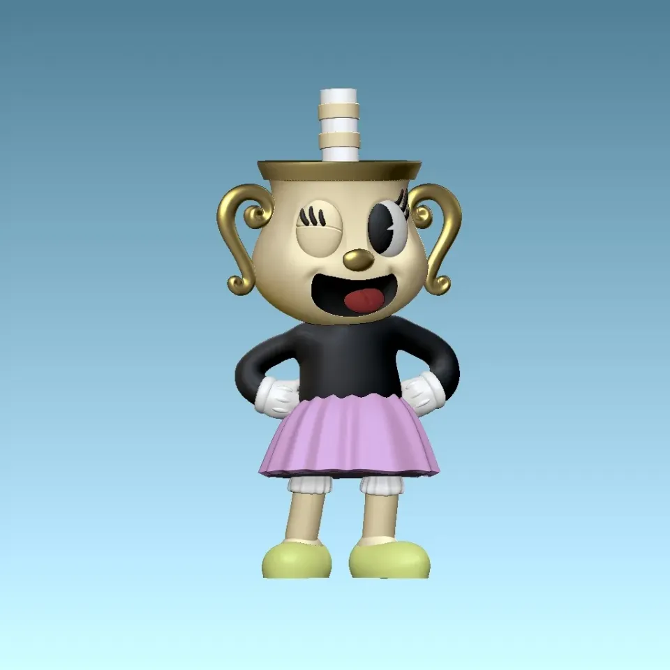 Ms Chalice (cuphead) by Darius_sh, Download free STL model