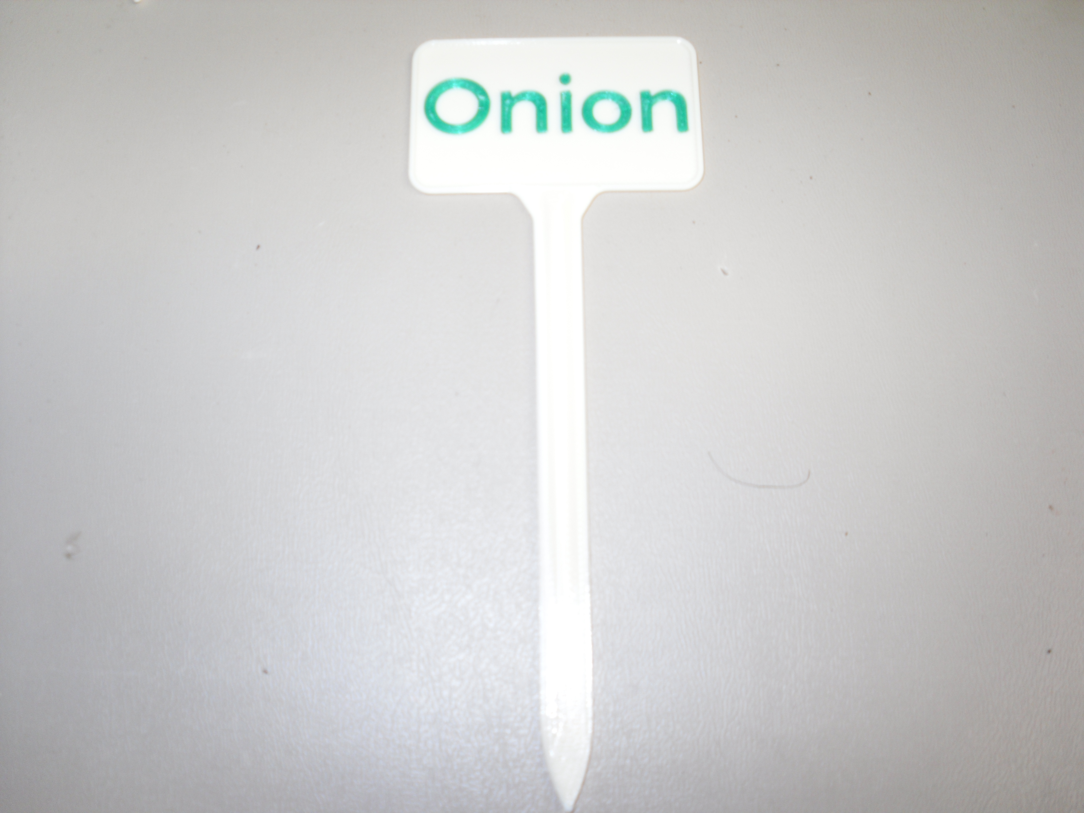 Plant Label Onion