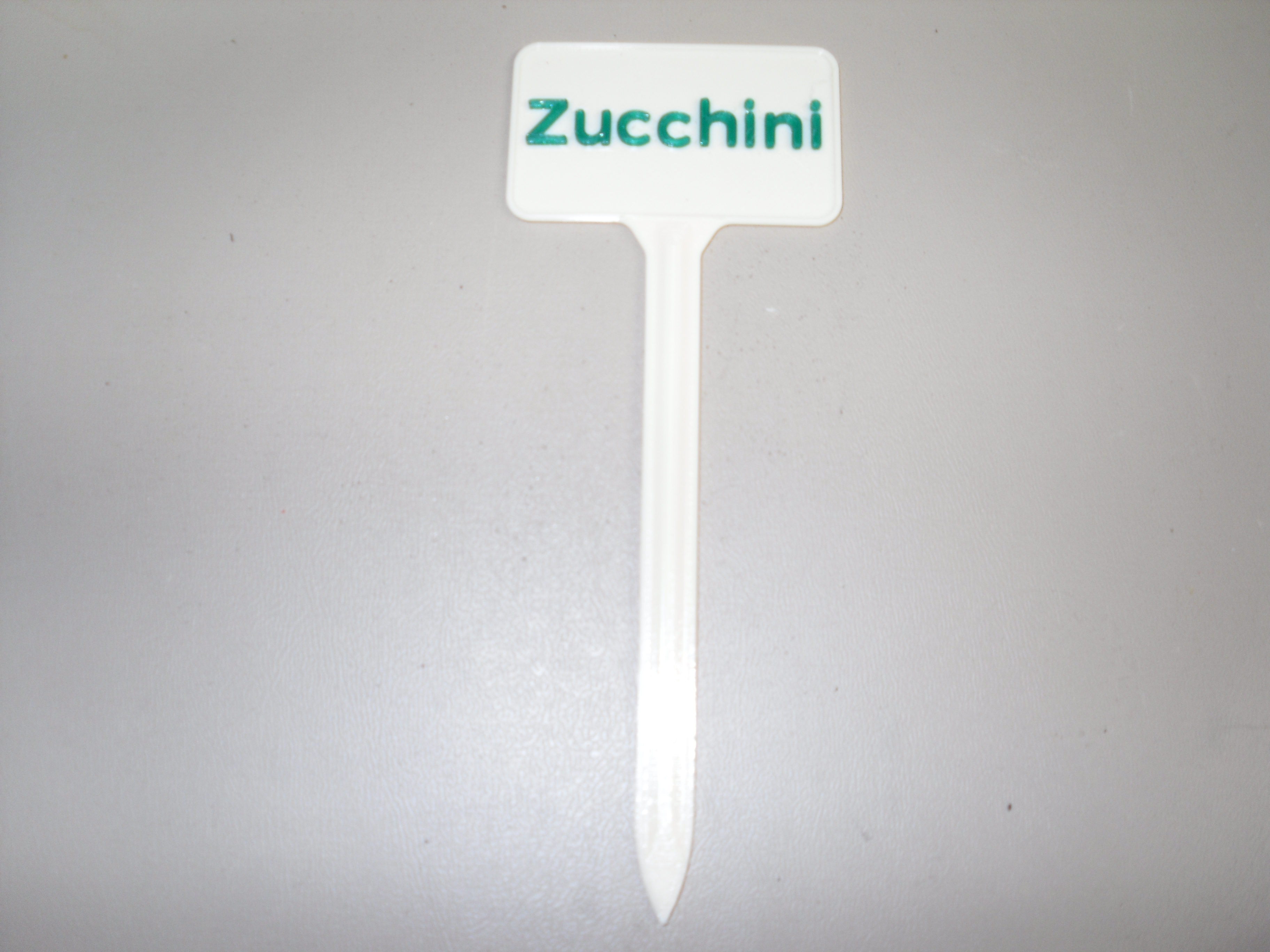 Plant Label Zucchini