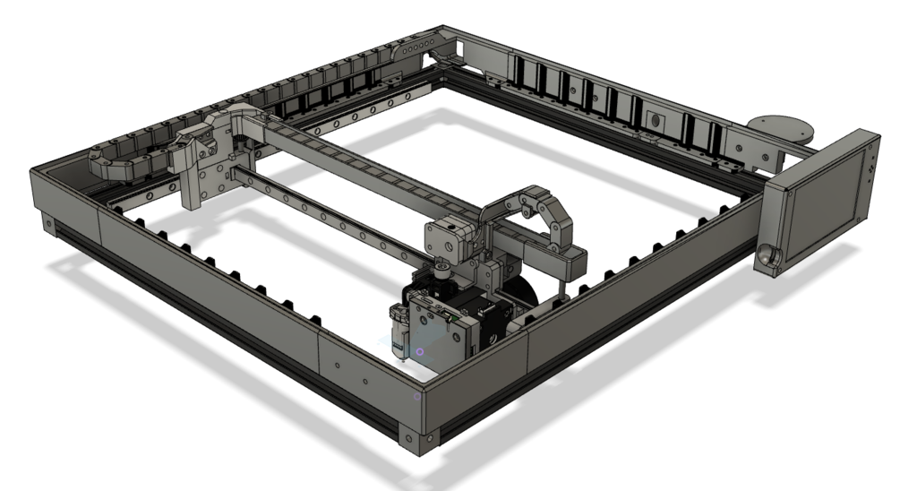 Railcore II Cable management, Toolboard Enclosure for Hemera.