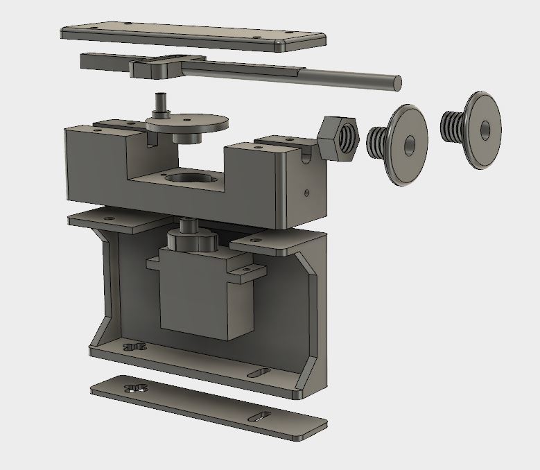 ControlLeo2 Linear Door Opener Servo by warpster Download free STL