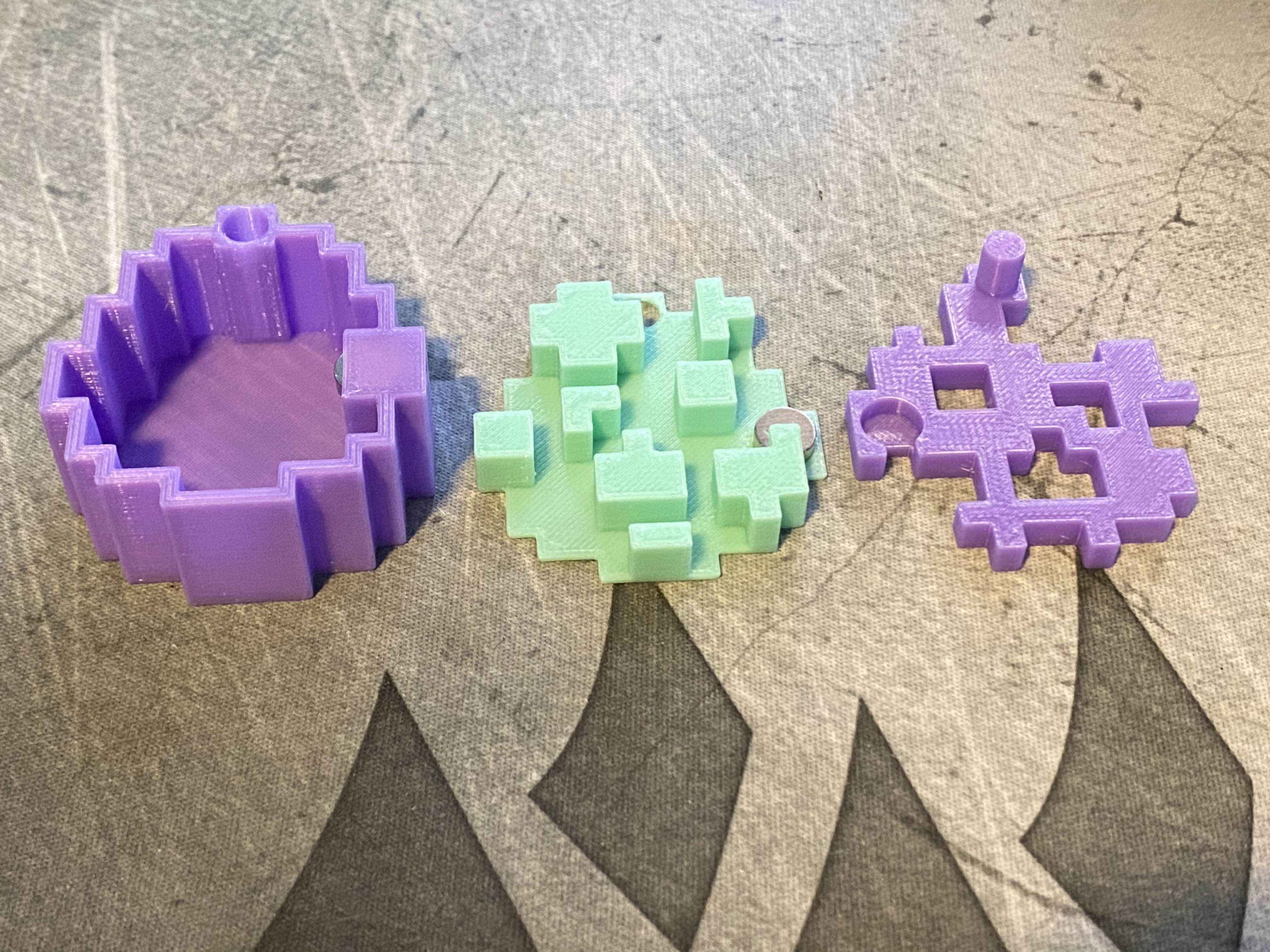 Miniatura 6 do modelo 3D Easter Spawn Egg Magnetic Box