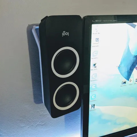 Logitech Z200 Speakers wall mount