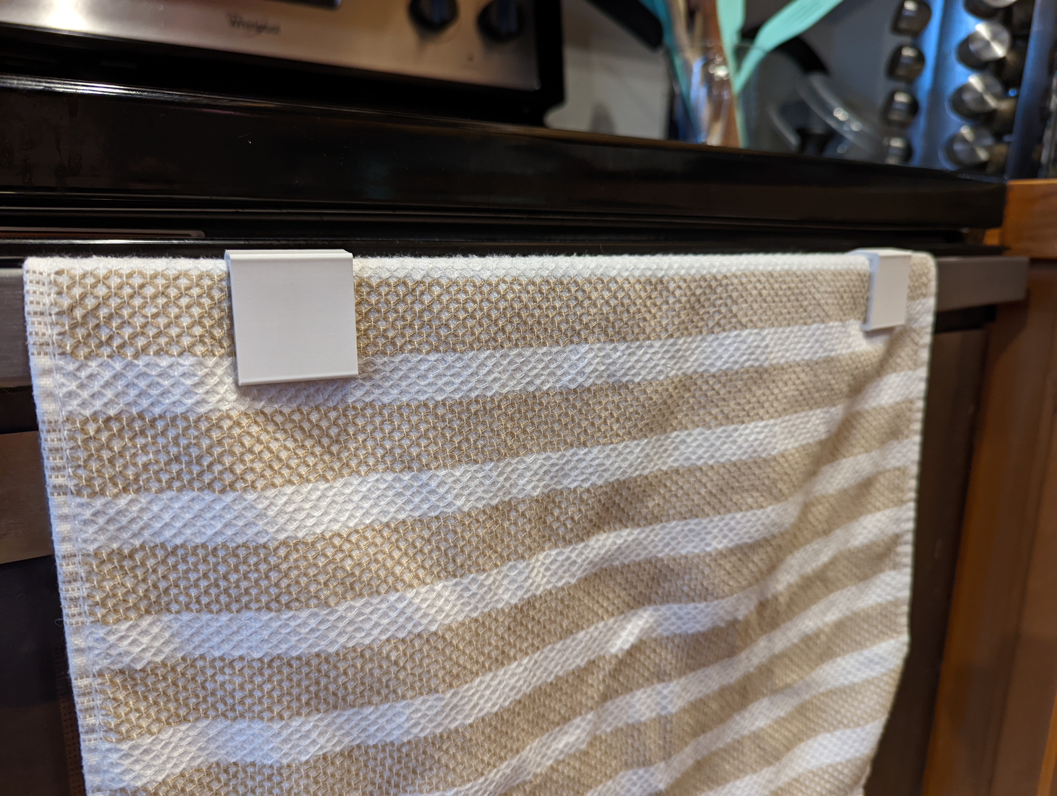 Oven handle towel clip by Klikini Download free STL model Printables