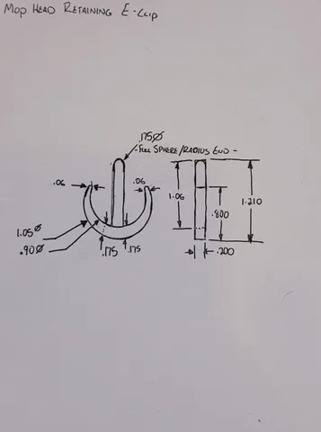 E-Clip for Mop Head