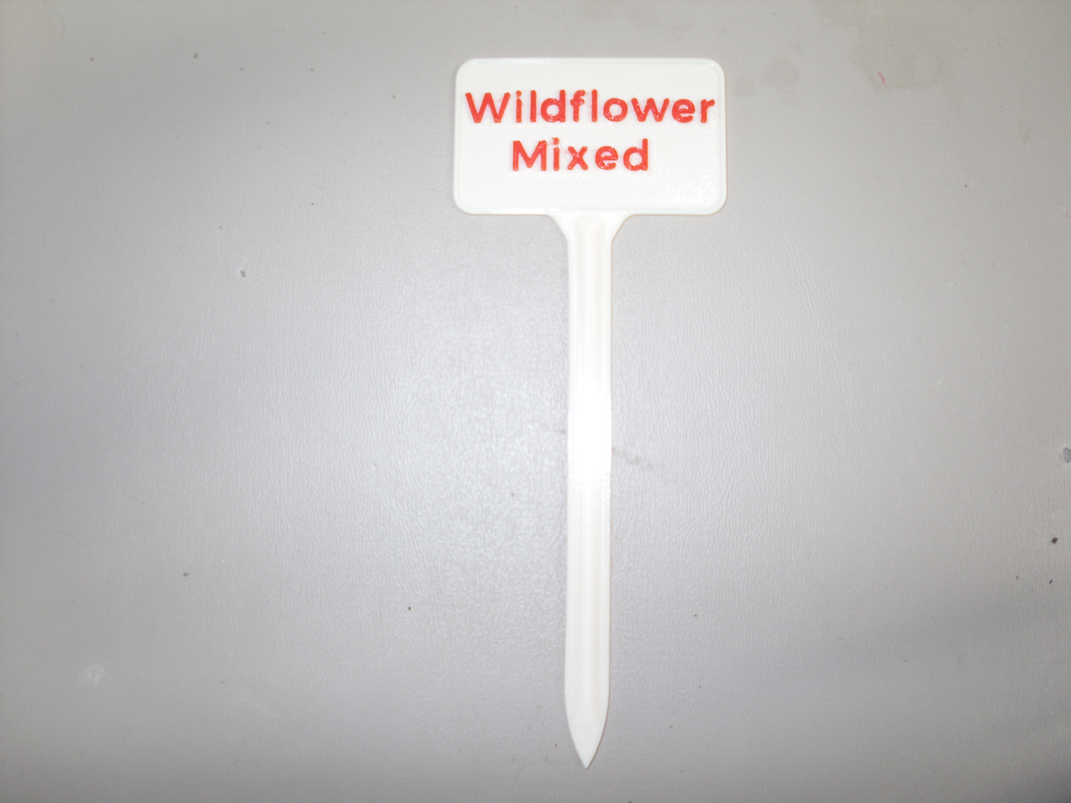 Plant Label Wildflower Mixed