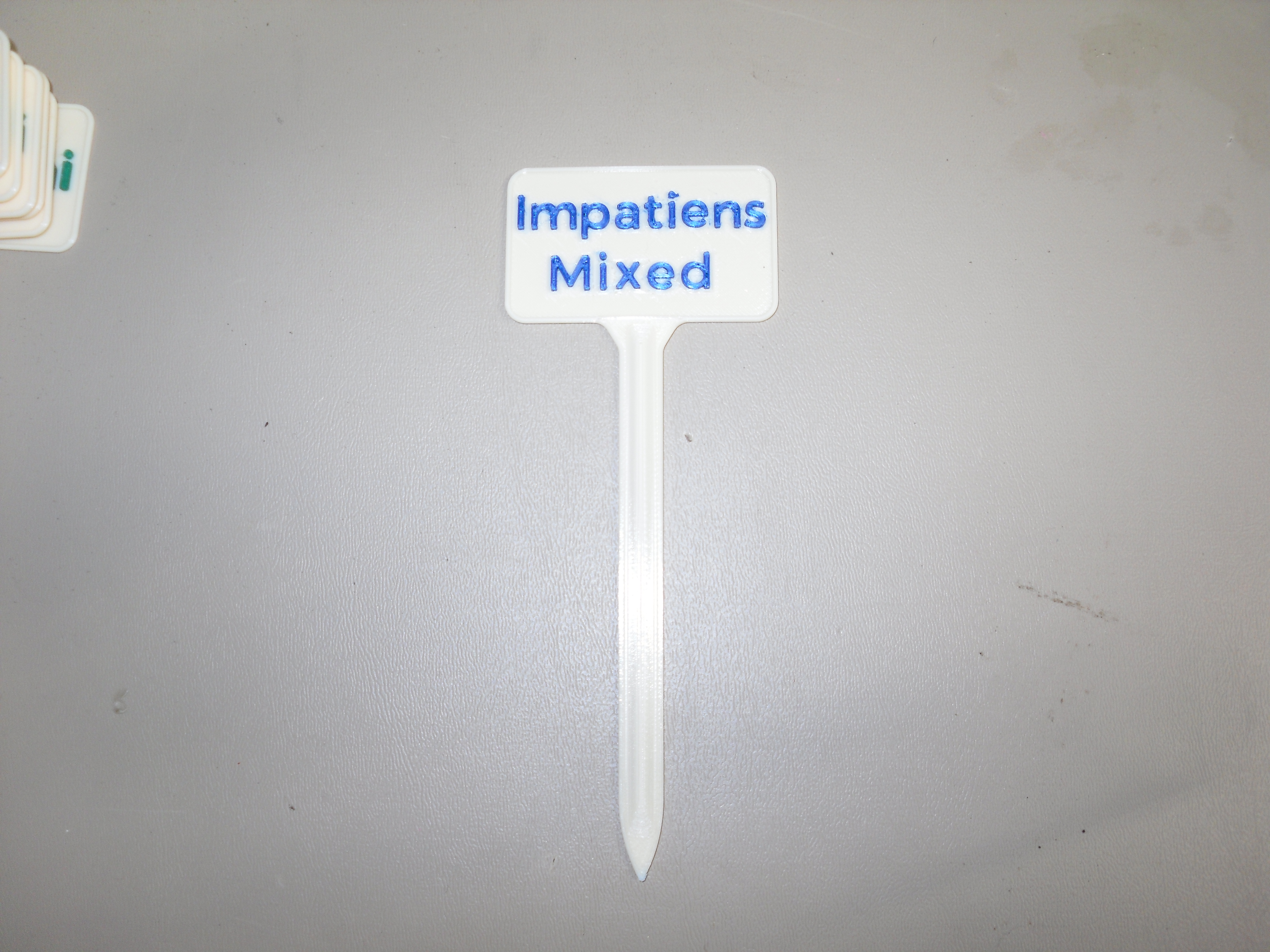 Plant Label Impatiens Mixed