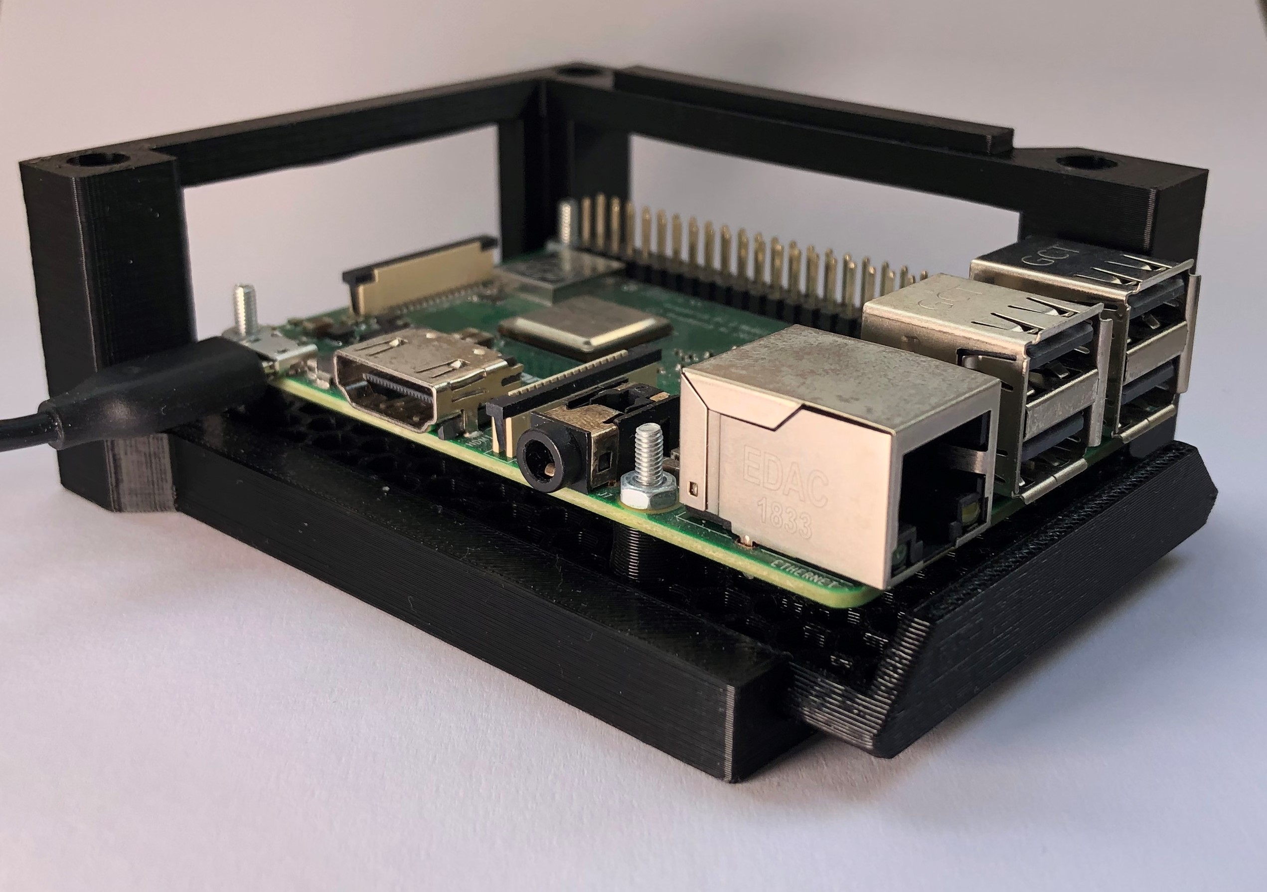 2U (3U) Raspberry Pi mount for 19