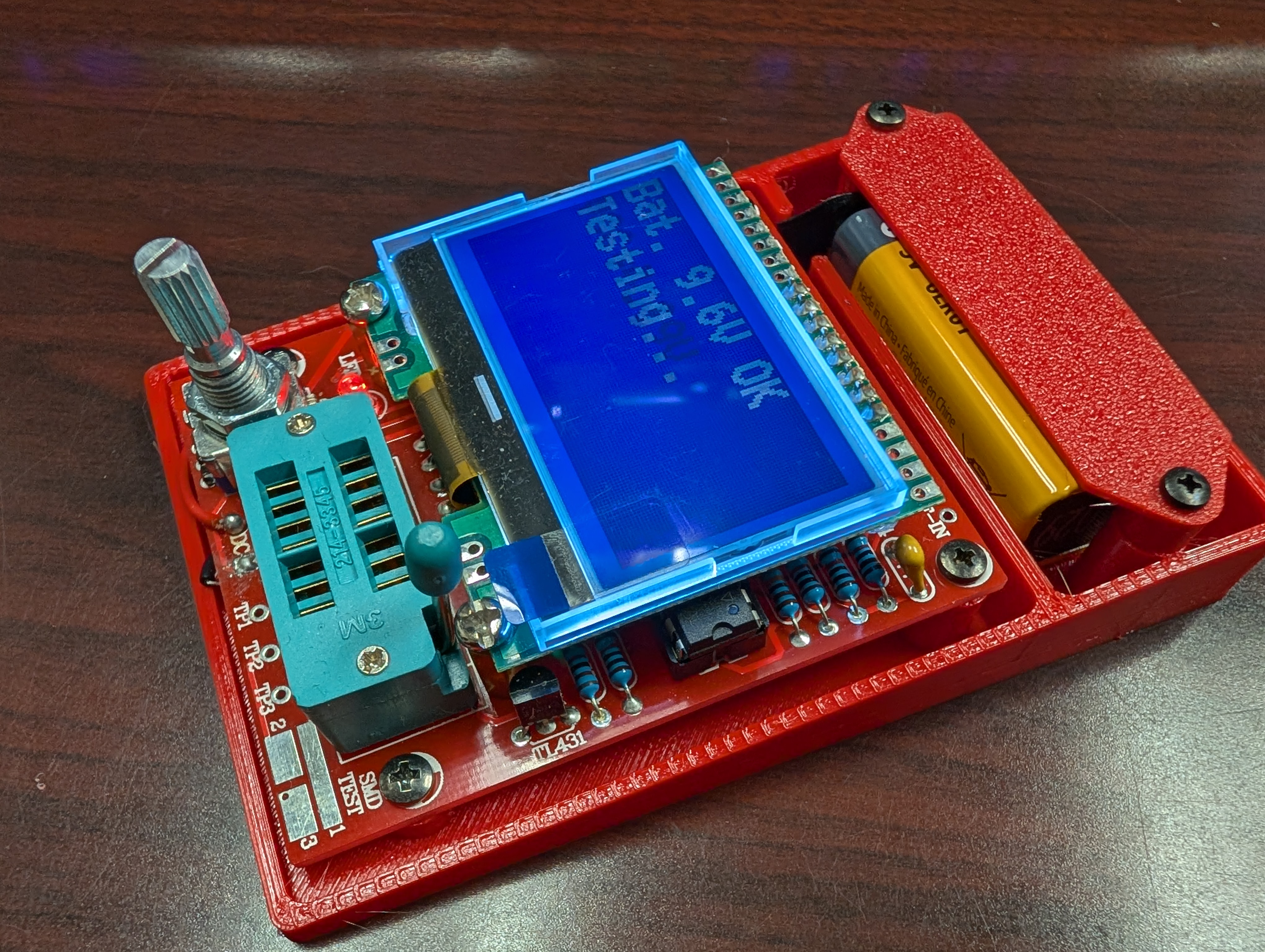 Hiland DIY M12864 Transistor Tester BangGood Remake