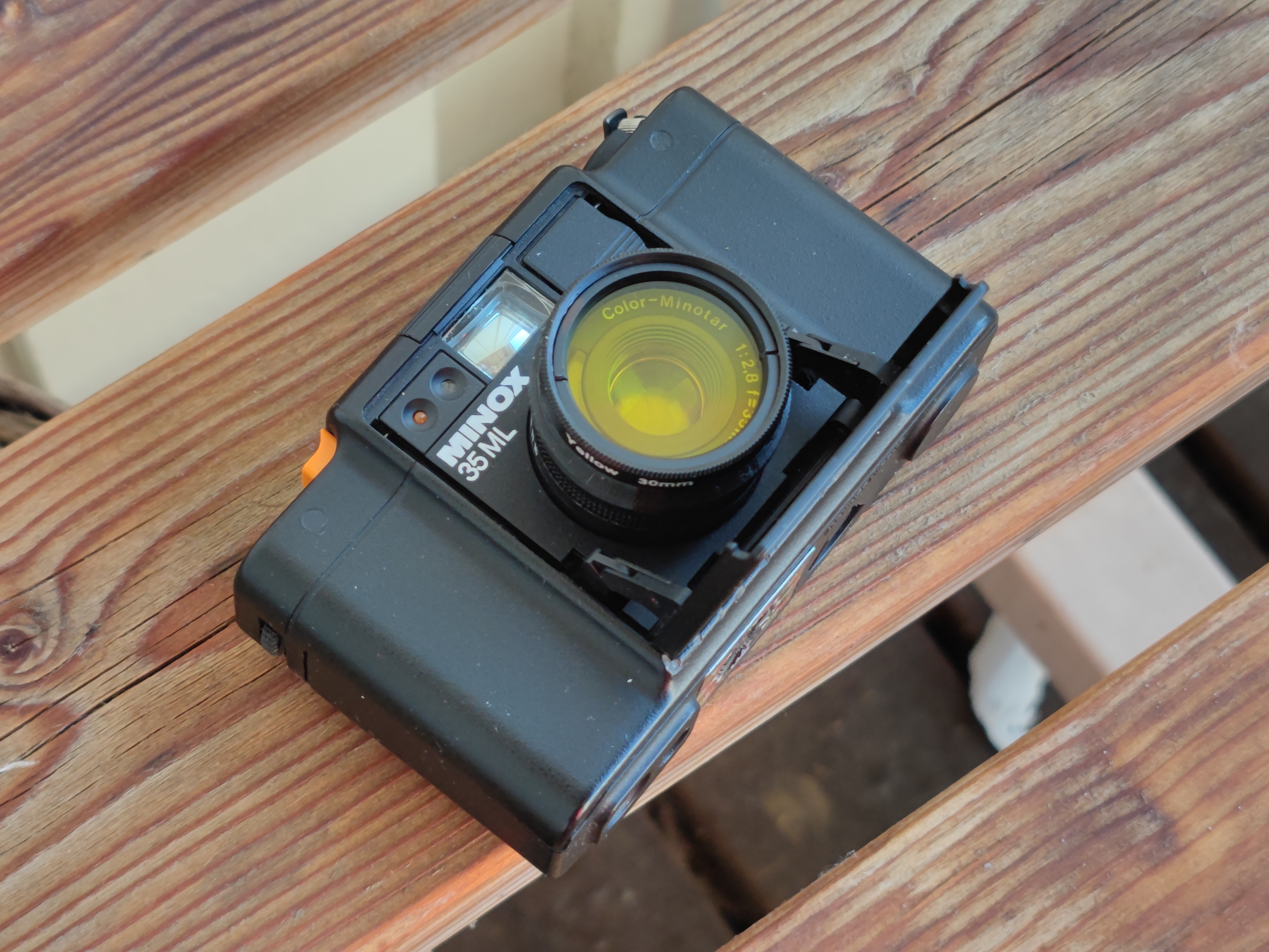 30 mm filter_screw to push on adapter for Minox 35ML