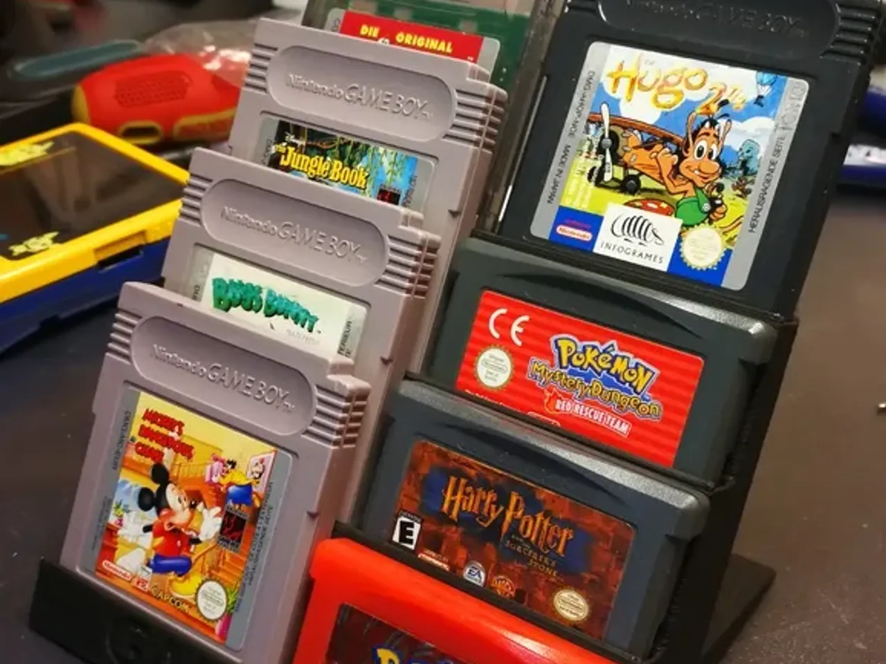 Gameboy cartridge showstand 8x / 12x by Chrismettal - Binary-6 | Download  free STL model | Printables.com