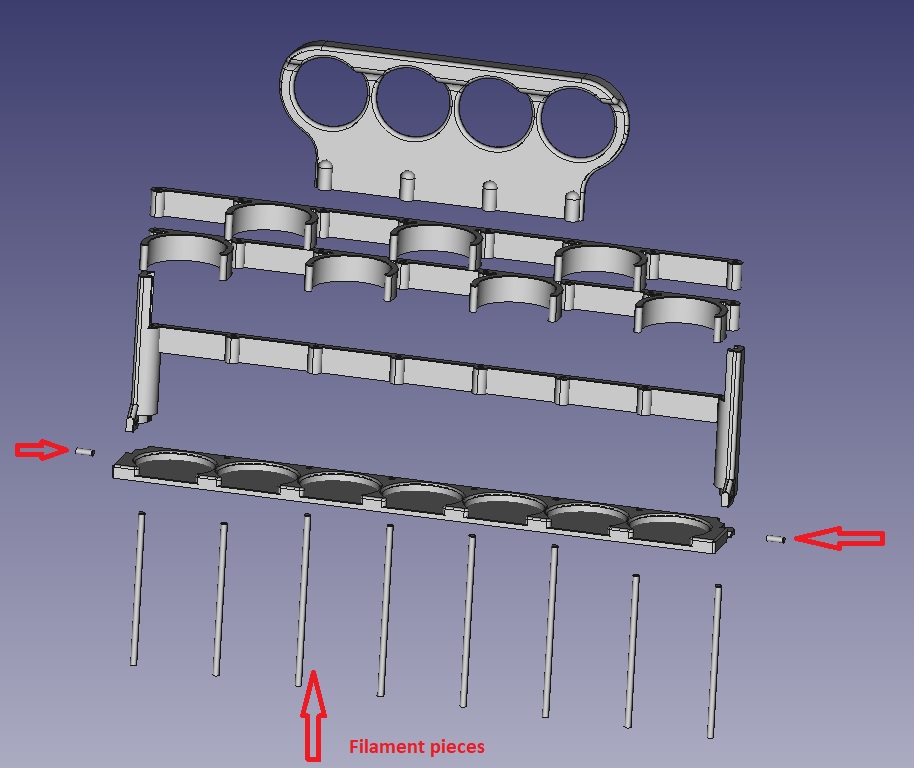 Vertical Bristle Down Army Painter Brush Holder by the23Flavors, Download  free STL model