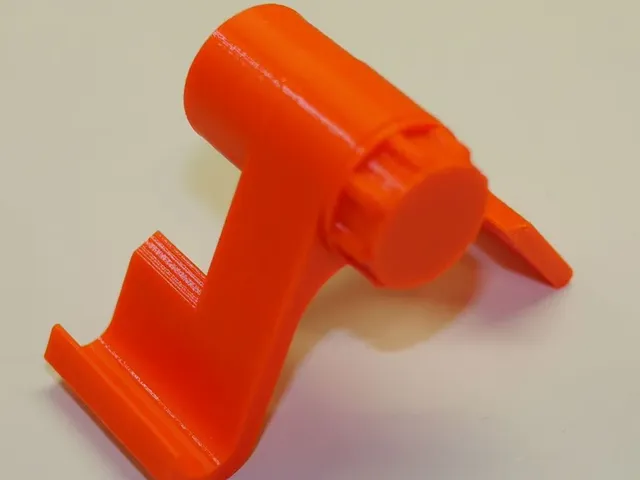 Minimalistic parametric foldable mobile phone stand