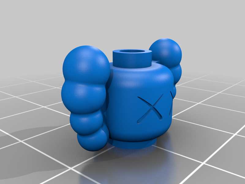 Miniatura 8 do modelo 3D LEGO x KAWS