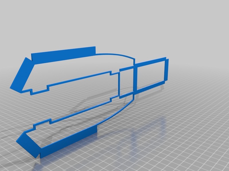 FT Dart - Center pod Cutting template